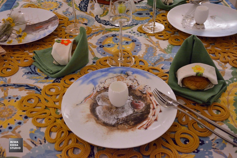 May 12, 2015 イースターのテーブル:イースターエッグ Easter Table: Easter Egg_a0307186_7294393.jpg