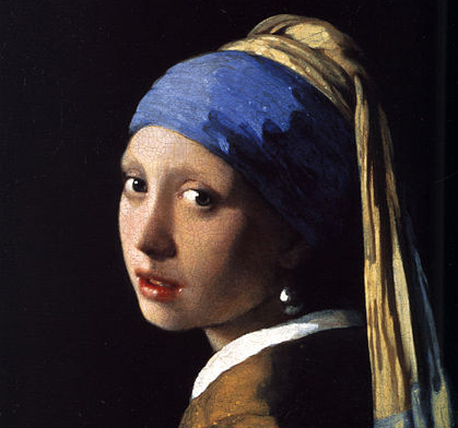ルーブル美術館展限定】フェルメール複製画 天文学者 油絵