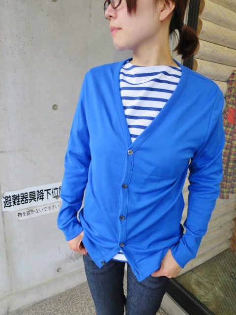 今時期に合う(^^♪ 、、、フランスの雄:BANDOL の薄手CARDIGAN!♪!_d0152280_1721247.jpg