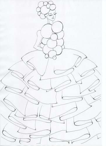 ウエディングドレスデザイン画コンテスト15 ヤマガクマ 日記