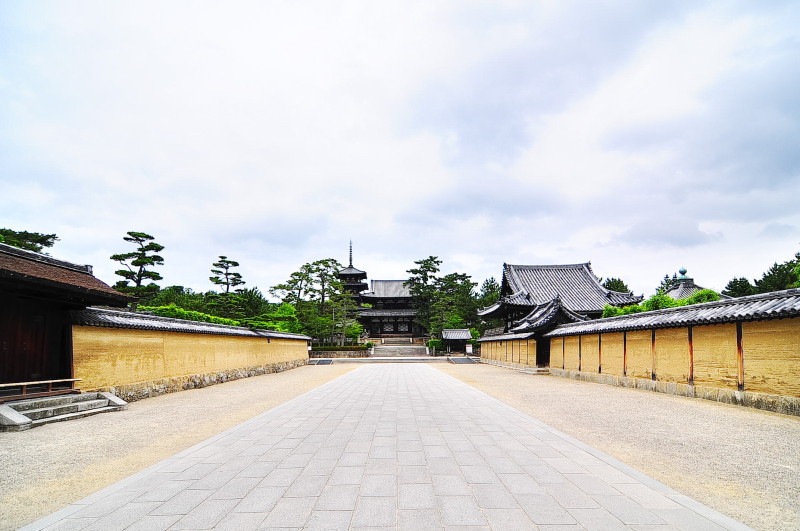 法隆寺　　　奈良県生駒郡斑鳩町_c0158519_11053361.jpg