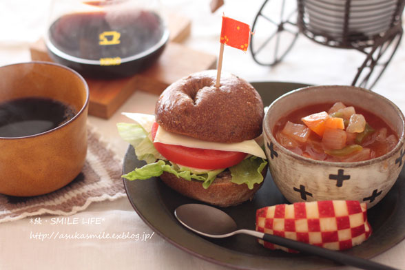 ***最近焼いたパンや朝ごはんiroiro***_a0263809_1321269.jpg