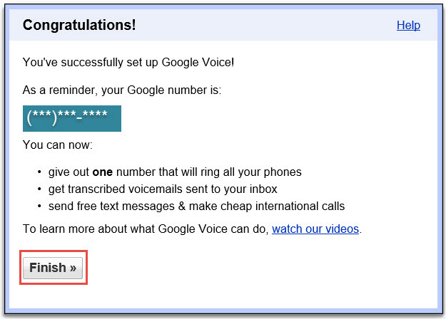 Google Voice番号の設定 素顔の私