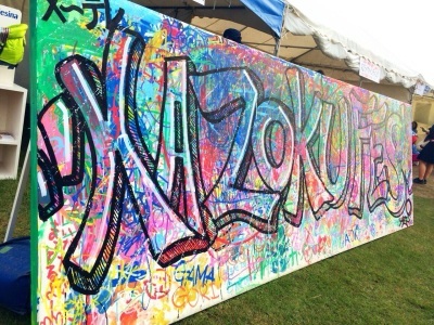 Kazoku Fes 15 Graffiti Corner By Azi Home Made 家族 Kuroの味付けは後付け Kazoku Fes 15 Graffiti Corner By Azi Home Made 家族 Kuroの味付けは後付け