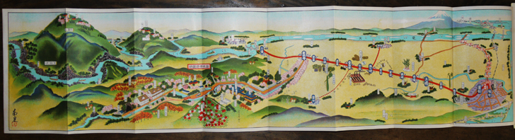 鳥瞰図 遠州電鉄及岩水遊園地御案内 新美南果画 遠州電気鉄道 鳥瞰図 遠州電鉄及岩水遊園地御案内 新美南果画 遠州電気鉄道