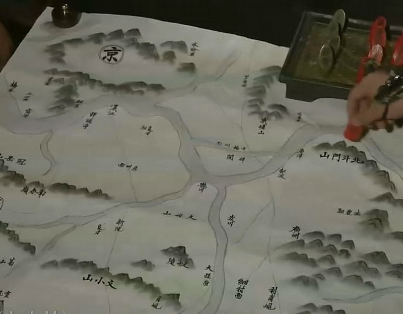 李朝 竜山遊興図