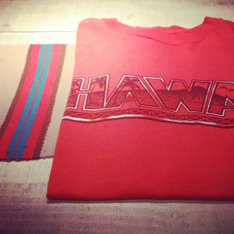 Early 1980s \" HANES \" BEEFY-T 100% cotton VINTAGE -HAWAII- Tee-SHIRTS ._d0172088_22042666.jpg