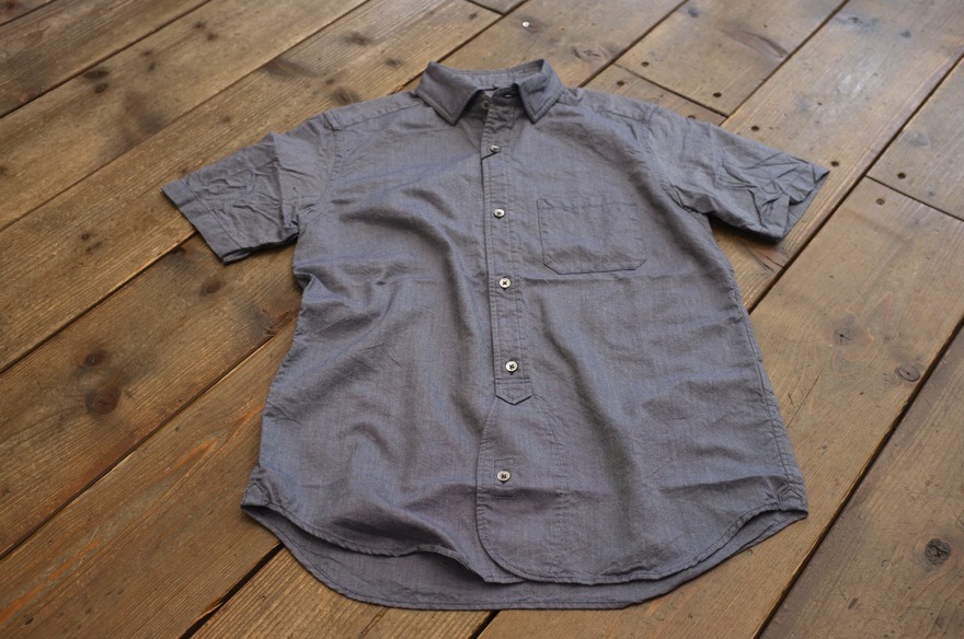 Nigel Cabourn　　　BRITISH OFFICERS SHIRT S/S PINPOINT OX 再.._c0134310_21482085.jpg