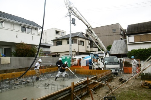 基礎工事 コンクリート打設_f0205367_10433224.jpg