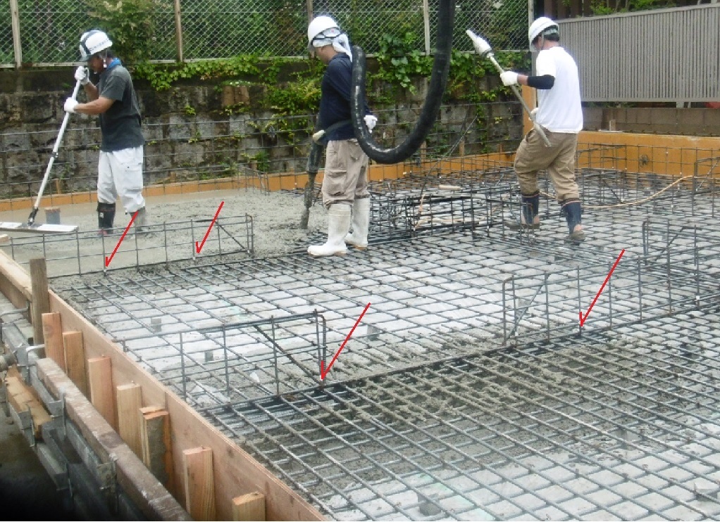 基礎工事 コンクリート打設_f0205367_13373049.jpg