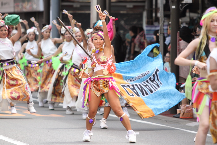 第61回よさこい祭り 本祭2日目 かなばる その1_a0077663_2005115.jpg