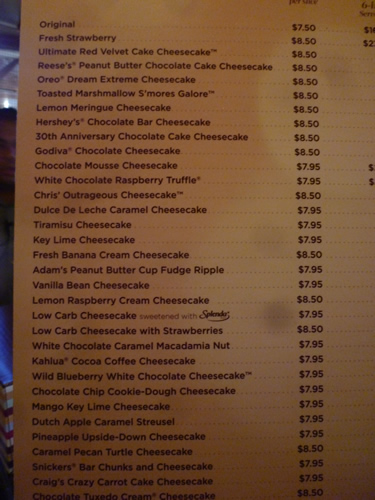 The Cheesecake Factory（ザ・チーズケーキ・ファクトリー）_c0152767_2204359.jpg