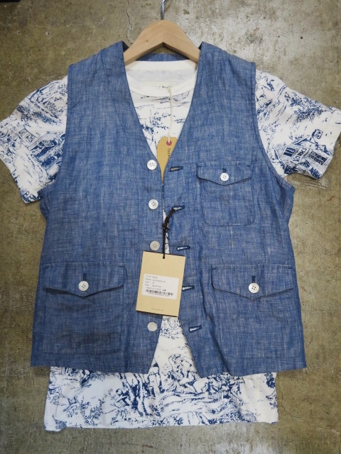 Universal Works ・・・ 粋な大人の総柄TEE!★!_d0152280_20513544.jpg