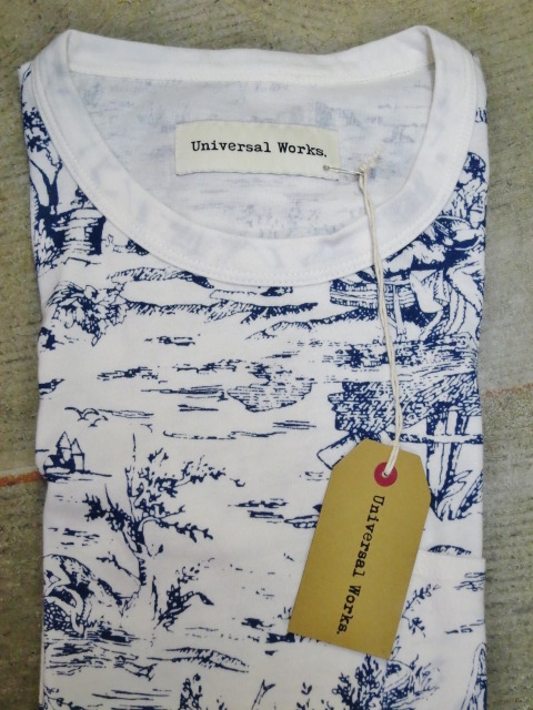 Universal Works ・・・ 粋な大人の総柄TEE!★!_d0152280_20515186.jpg