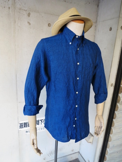 毎季・毎度の上質な大人のLINEN(麻)シャツ・・・By James Mortimer_d0152280_1172844.jpg