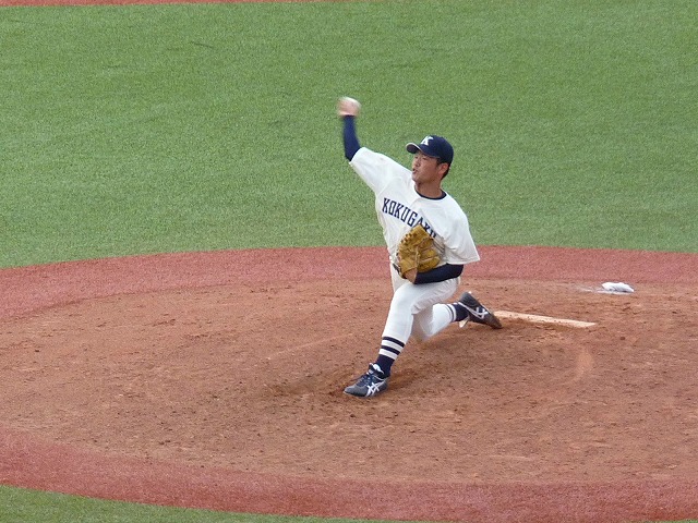 専修大対國學院大　５月６日　東都大学野球１部　後半_b0166128_817554.jpg