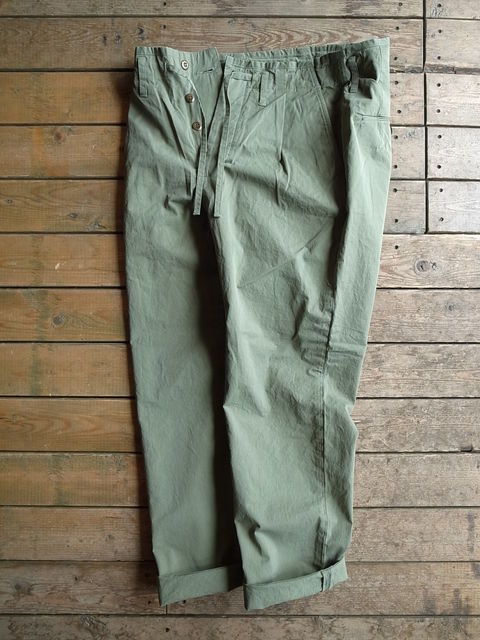 A VONTADE / Loose Fit Officer Trousers_a0103621_1653030.jpg