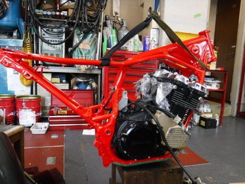 CBX400Fフレーム。その5 : moriyamaengineeringブログ