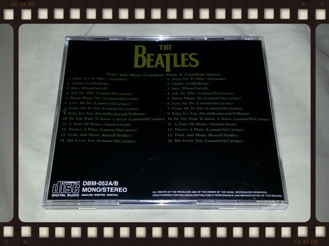 THE BEATLES / twist and shout mono & stereo_b0042308_8542348.jpg