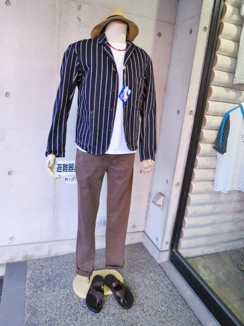 大人の粋な夏JACKET ・・・ Yarmo CHAWK STRIPE 4B TAILRORED JKT!★!_d0152280_13374962.jpg