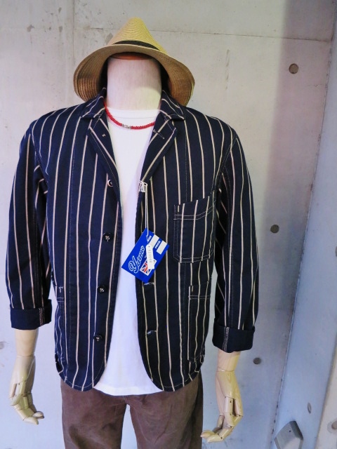大人の粋な夏JACKET ・・・ Yarmo CHAWK STRIPE 4B TAILRORED JKT!★!_d0152280_13382051.jpg