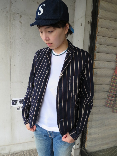 大人の粋な夏JACKET ・・・ Yarmo CHAWK STRIPE 4B TAILRORED JKT!★!_d0152280_1512462.jpg