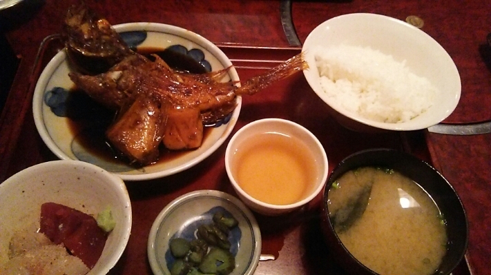 あらかぶの煮魚定食@ひょうたん(博多祇園)_c0212604_1771119.jpg