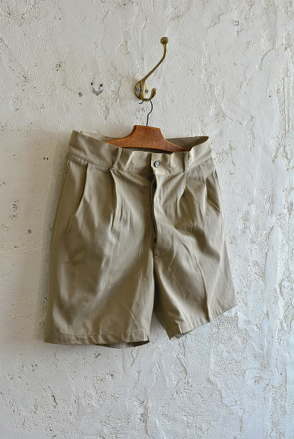 Italian army 70\'s chino shorts dead stock_f0226051_14402447.jpg