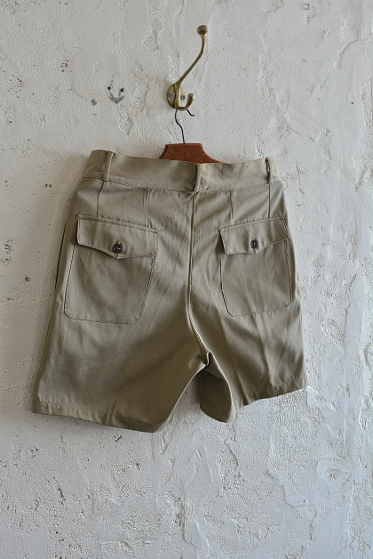 Italian army 70\'s chino shorts dead stock_f0226051_14415325.jpg