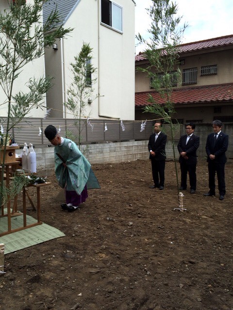 新築共同住宅計画地★地鎮祭行いました★_e0254682_16353753.jpg