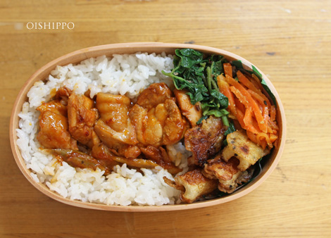 曲げわっぱ弁 鶏肉のケチャップ煮カゴメ掲載レシピ おいしっぽ Oishippo の か和いい 食卓