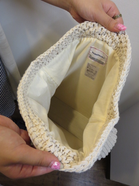 トゥデイフル  TODAYFUL　　Cable Knit Clutch_e0076692_18322960.jpg