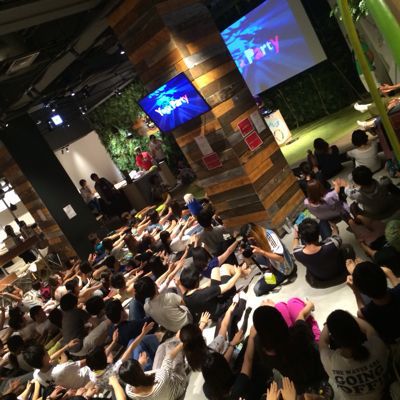 ヤフーの社食で早朝フェス_b0171831_23583224.jpg