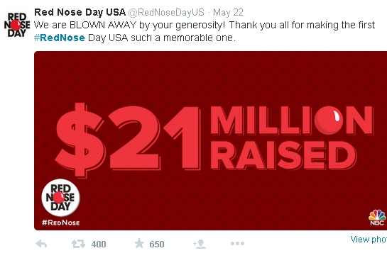 あのスターやセレブも協力?! 第一回米国「赤い鼻デー」Red Nose Day _b0007805_113756.jpg