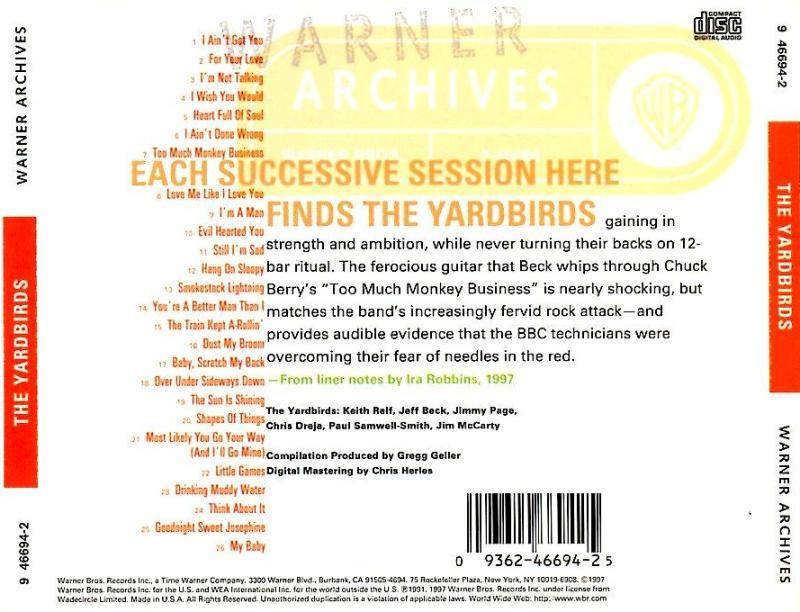 YARDBIRDS BBC SESSIONS (JZ)_c0058954_21341868.jpg