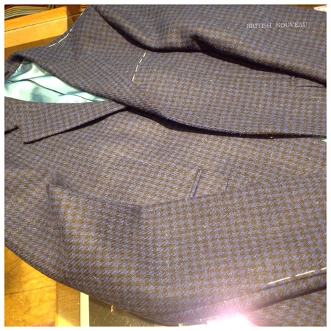 個人輸入ツィード生地 JACKET ORDER 仕上がりw_f0039487_11331570.jpg