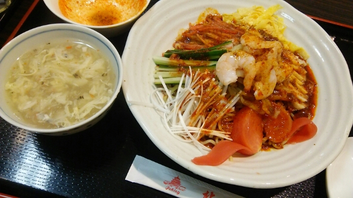 冷やし中華 始まってました!@北京飯店(多摩)_c0212604_145428.jpg