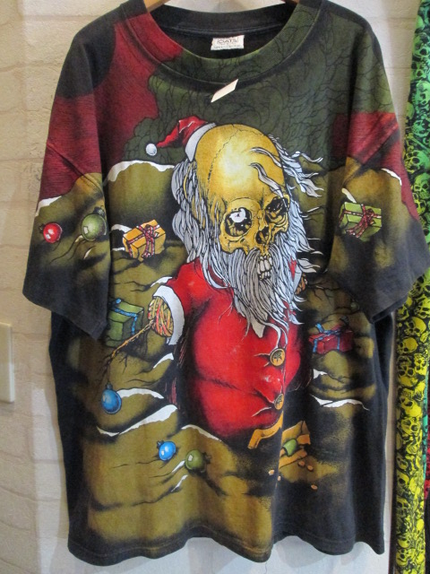 PUSHEAD (パスヘッド) 総柄Tシャツ : 高円寺・古着屋・マッド