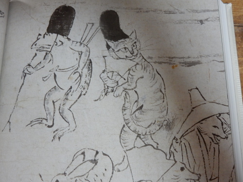 高山寺鳥獣戯画に烏帽子猫さん発見 ご機嫌元氣 猫の森公式ブログ 高山寺鳥獣戯画に烏帽子猫さん発見 ご機嫌元氣 猫の森公式ブログ