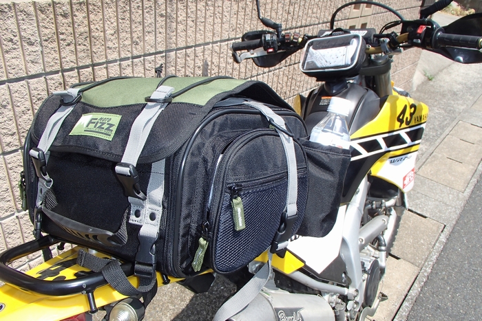 Wr250r シートバッグ取り付け ミニフィールドシートバッグ 燕壱号