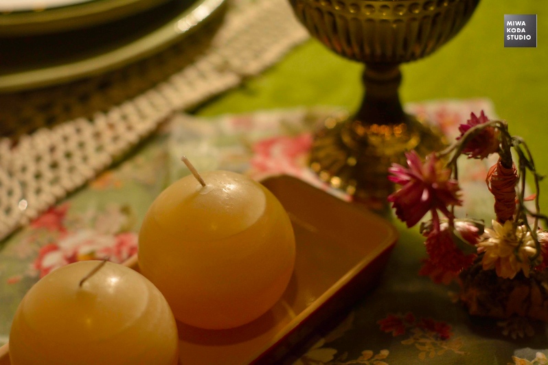 May 31, 2015 ロワールのテーブル:アイボリーのキャンドル Table for Loire: Candle in Ivory_a0307186_746049.jpg