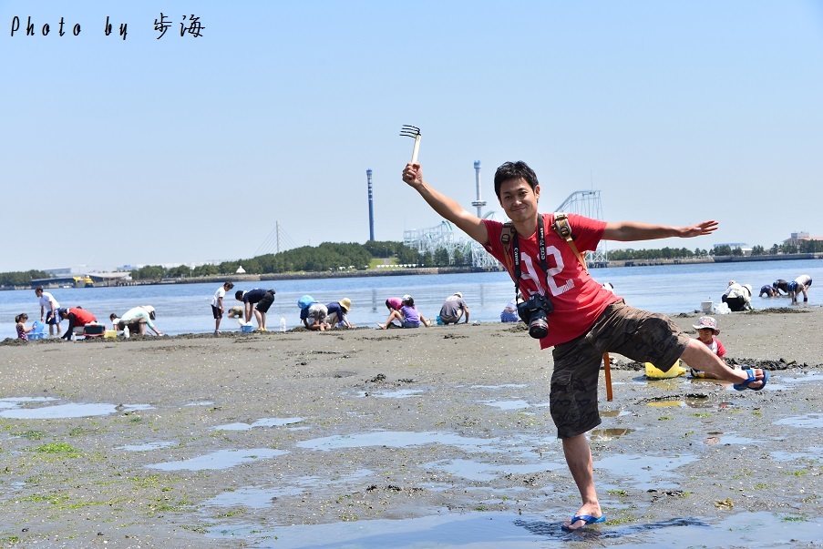 潮干狩り 横浜市金沢区 15 海を歩くゲンゴロウ