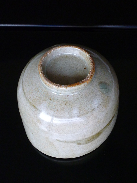 古唐津（木原窯） ‥ 金継ぎ絵唐津沓茶碗 : 心の時空