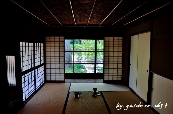 茶室より 西尾市歴史博物館公園 俺の心旅