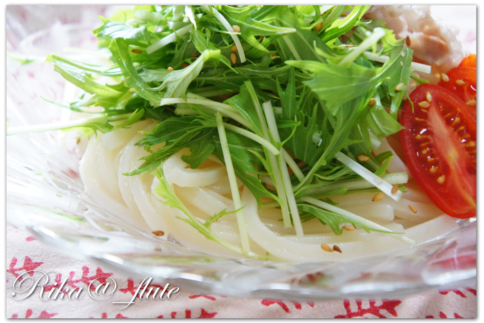 亀城庵たまらない!さぬきうどんで 豚しゃぶサラダうどん_c0103827_1338190.jpg