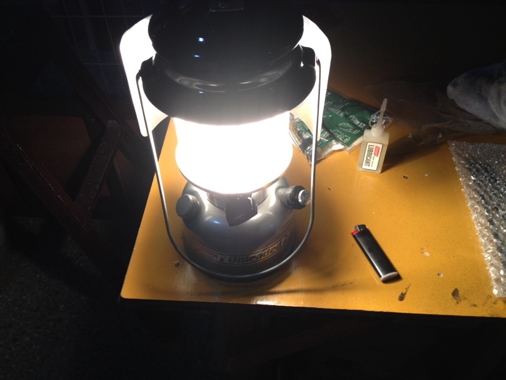 Coleman ランタン 285　ケース　予備マントル　中古ジェネレーター　取説 Coleman ランタン 285 ケース 予備マントル 中古ジェネレーター