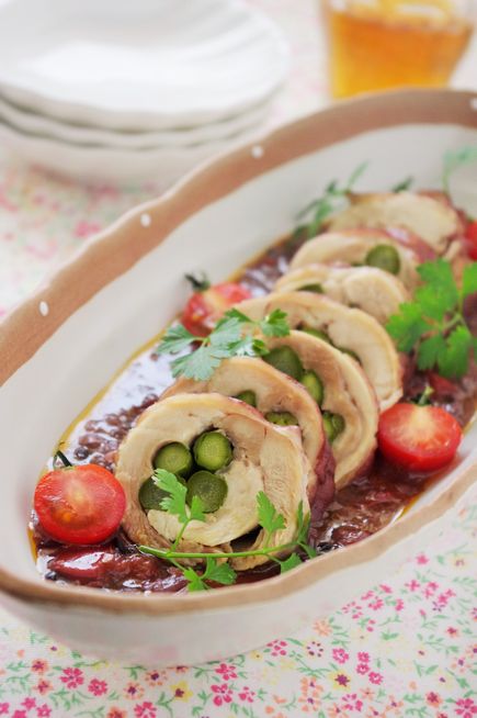 チキンカチャトーラ風 チキンの雑穀トマト煮込み_f0168317_23482445.jpg