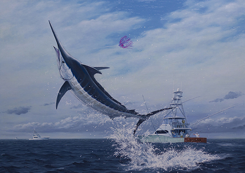 カジキの絵や海の絵で有名な浜中せつおさんの絵です ビッグゲームルアーズ ビッグゲームルアーズ 最新オフショアブログ カジキ マグロトローリング カジキの絵や海の絵で有名な浜中せつおさんの絵です ビッグゲームルアーズ ビッグゲームルアーズ 最新オフショアブログ カジキ マグロトローリング