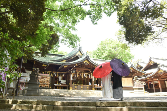 和装前撮り＠華雅苑 新検見川店～検見川神社～_a0337624_23293532.jpg