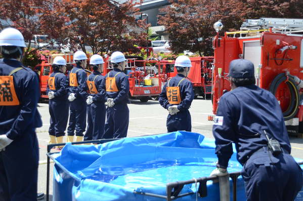 これが操法だ！！伊那市消防団ポンプ操法大会_c0283938_1437254.jpg